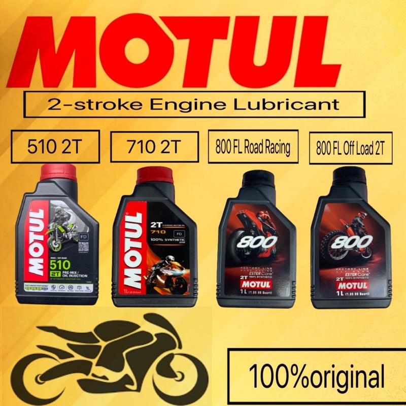 Motul 2T 2stroke Engine Lubricant 510 2T 710 2T 800 2T off road