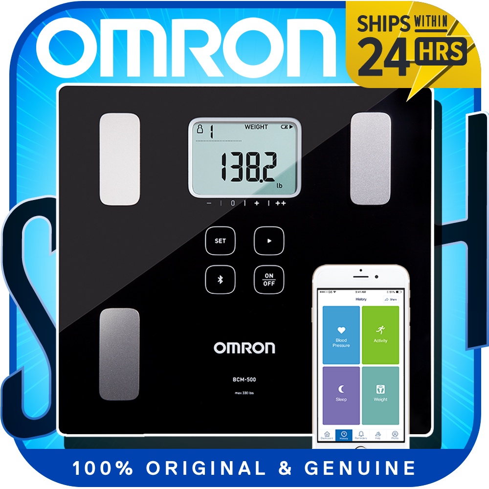 Omron BCM500 Body Composition Monitor and Scale Shopee Malaysia