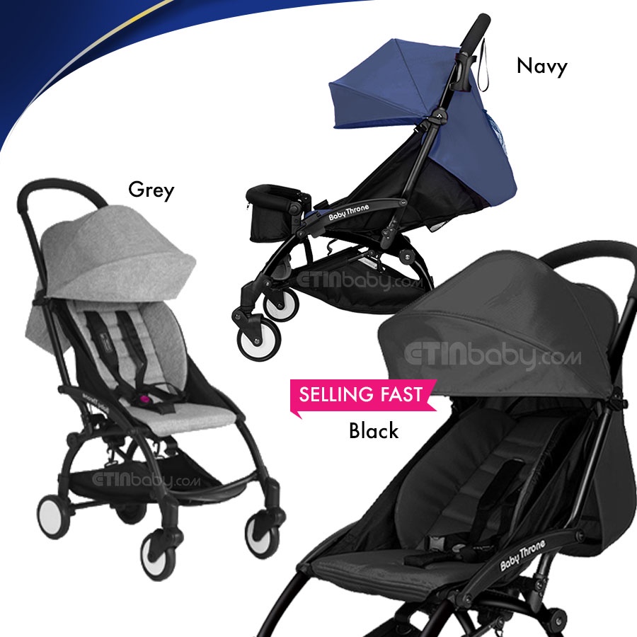 BABY THRONE Advance Baby Stroller GENUINE Travel Cabin Compact