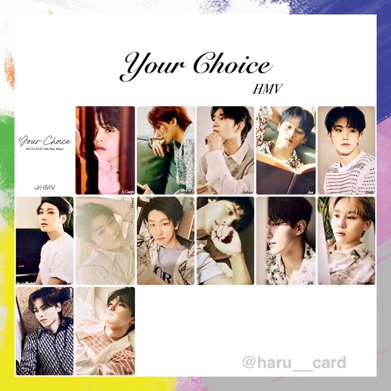 SEVENTEEN ジョンハン トレカ your choice HMV-