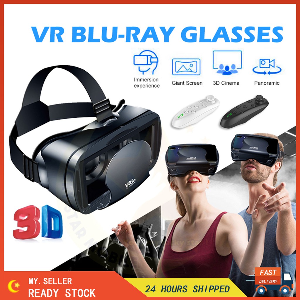 VR Glasses VR Box Virtual Reality Mobile Phone 3D Helmet Head-Mounted Glasses for 5~7 INCH iPhone Android Smartphone