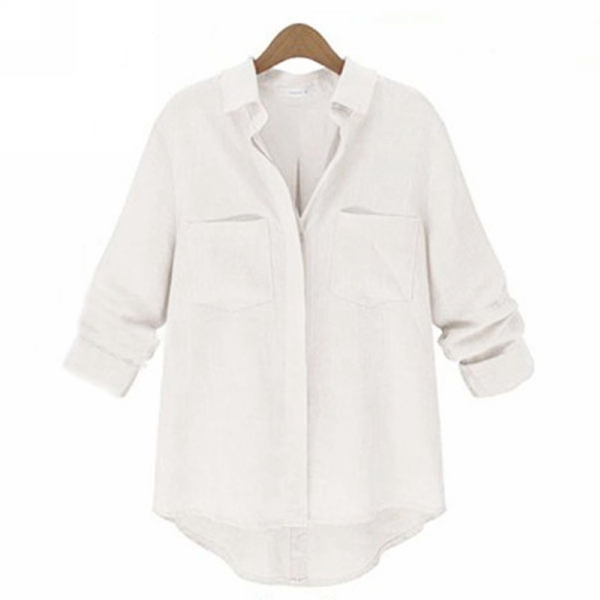 baggy linen shirt