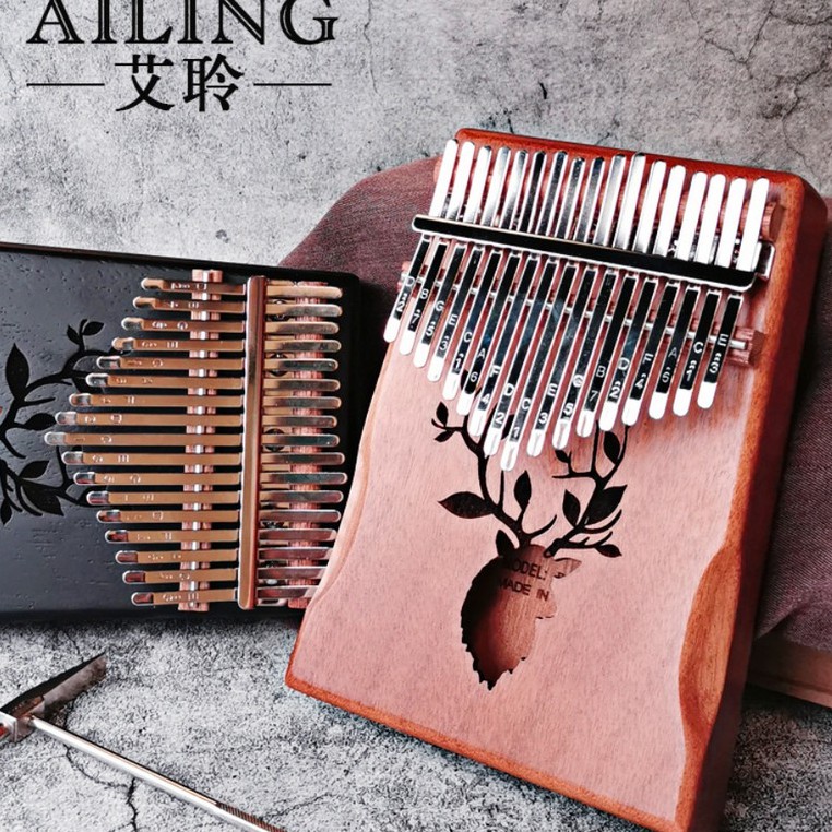 Thumb Piano Kalimba 10 17 Tone African Finger Piano Kalimba Hand Dial Piano Children Shopee Malaysia