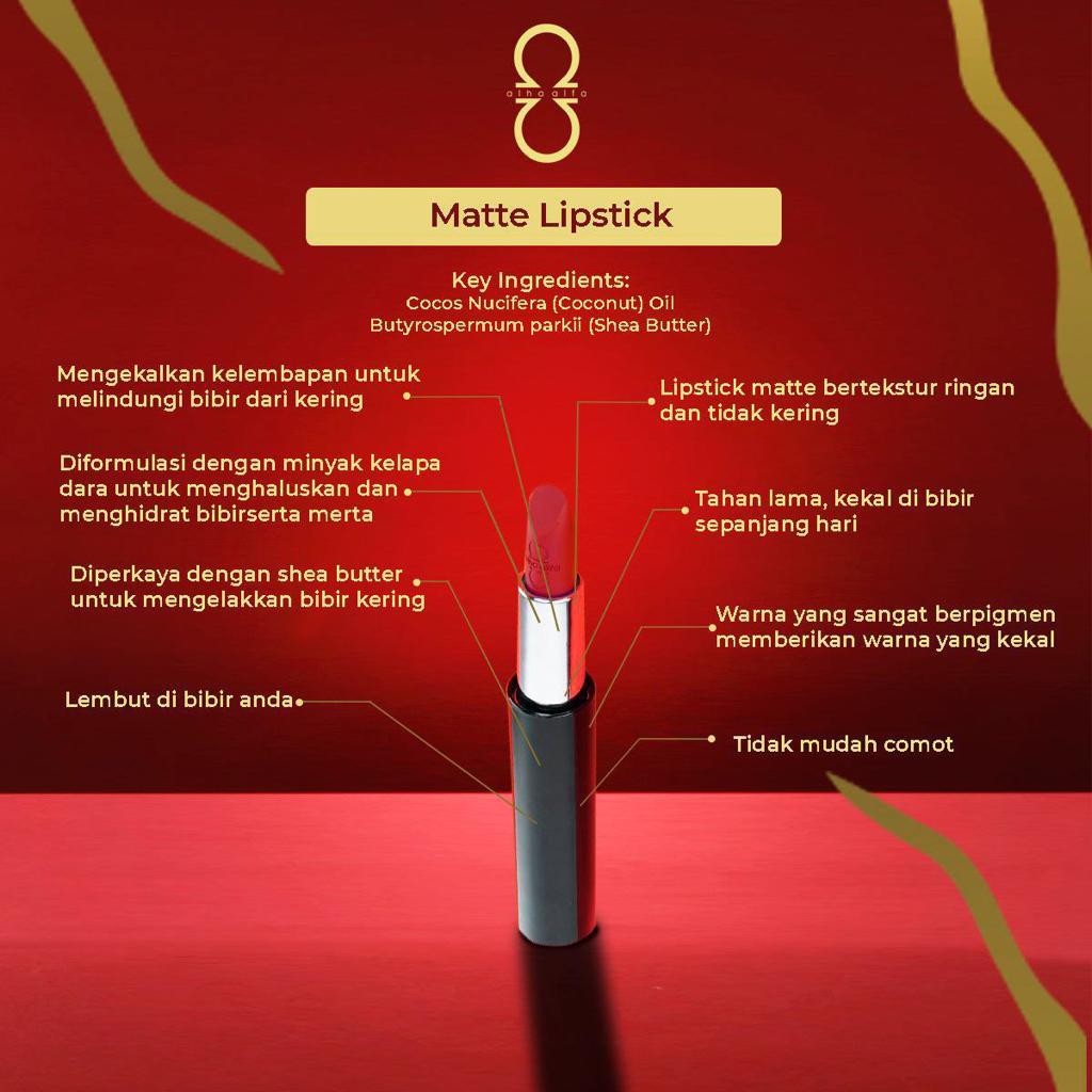 Alha Alfa Lipstick Clearance Sale Shopee Malaysia