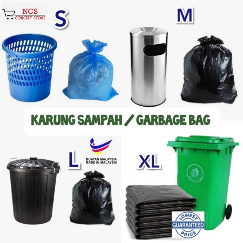 Sekoplas ROBOT Economy Pack Garbage Bag / Rubbish Bag / Plastic Beg Sampah / Karung Sampah 垃圾袋