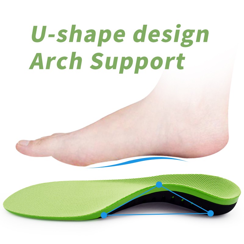 New Heel Pain Orthotic Insoles for Arch Support Plantar Fasciitis Flat Feet Back