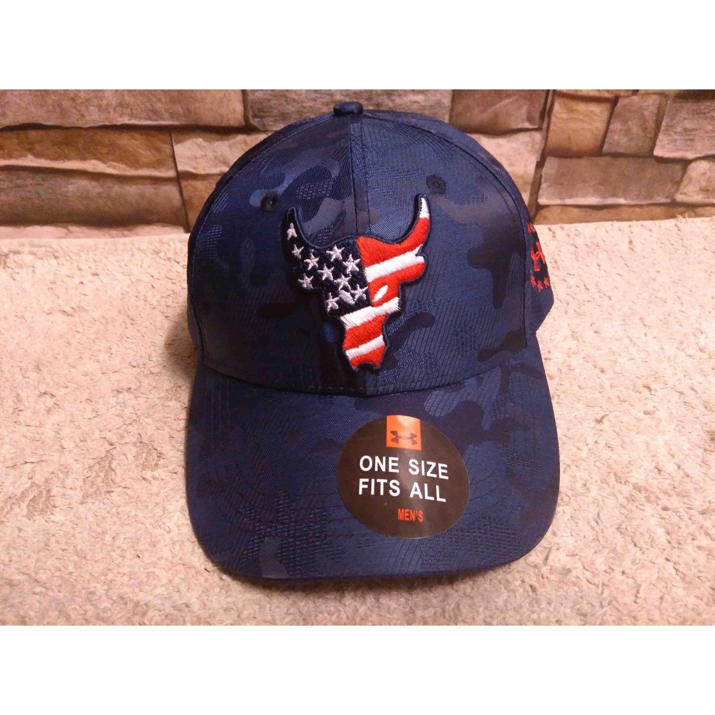 under armour blue camo hat