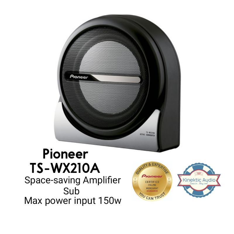 Pioneer TS-WX210A - Space-saving Amplified Sub (150W - 2010 Model ...