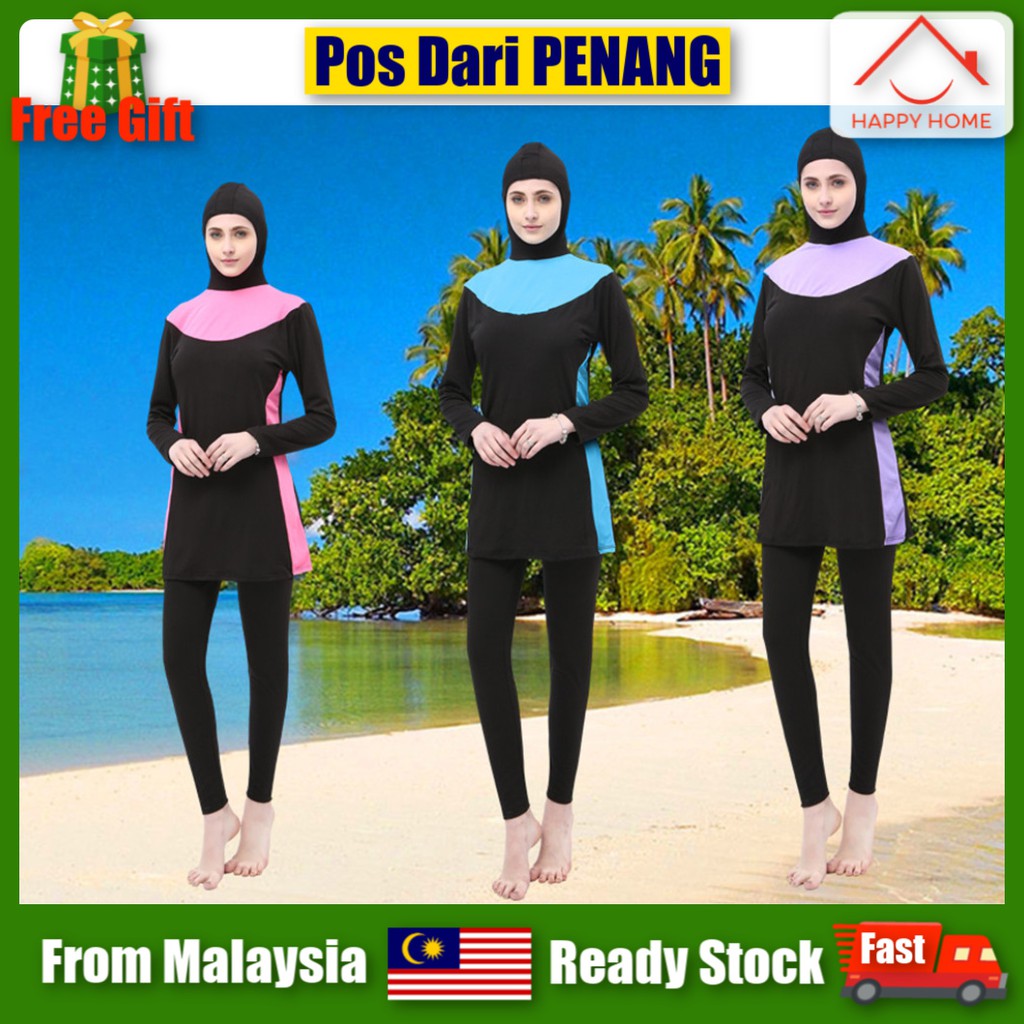 Baju Renang Wanita Muslimah  Islamic  Swimwear Swimsuit  