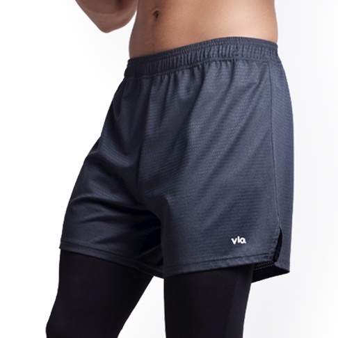 ViQ Men's Workout Shorts - Unisex Exercise Gym Quick Dry Bottom