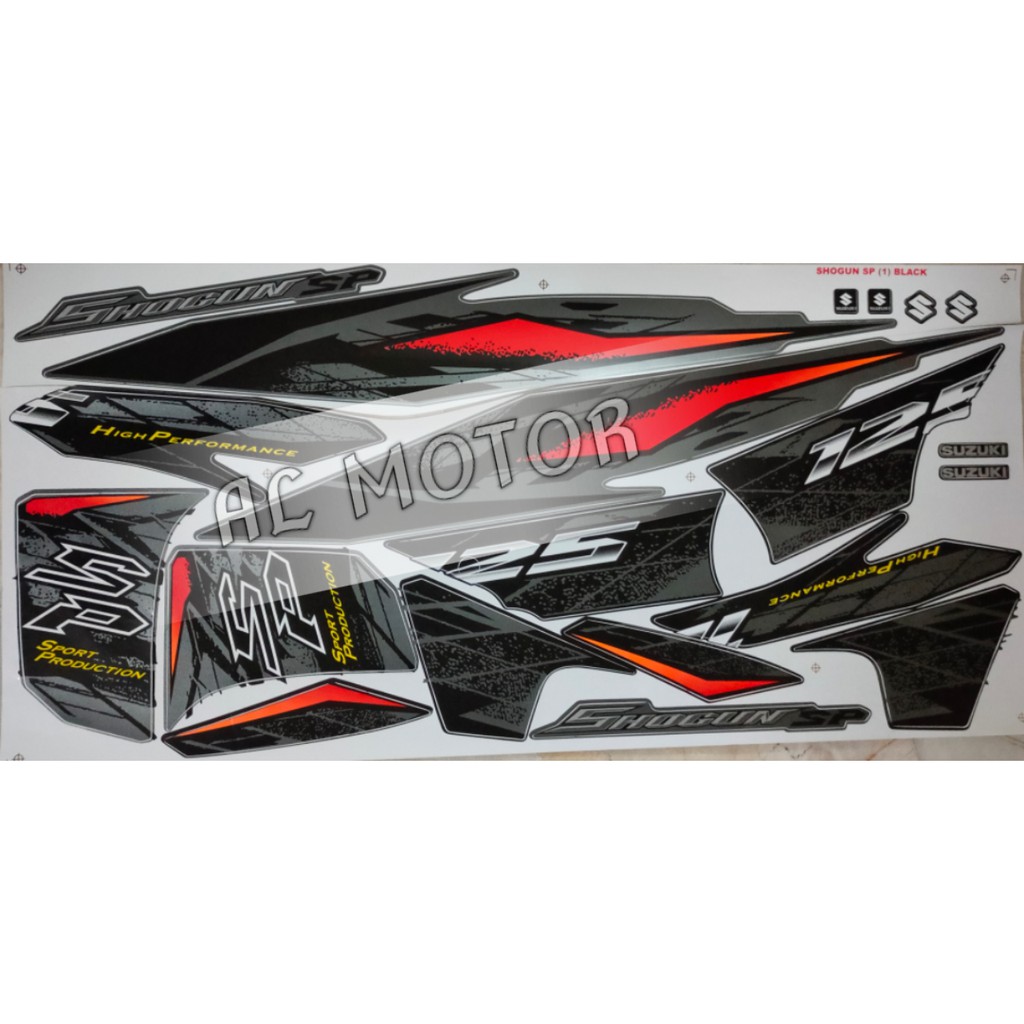 Buy Suzuki Shogun 125 Sp 1 Body Sticker Set Seetracker Malaysia