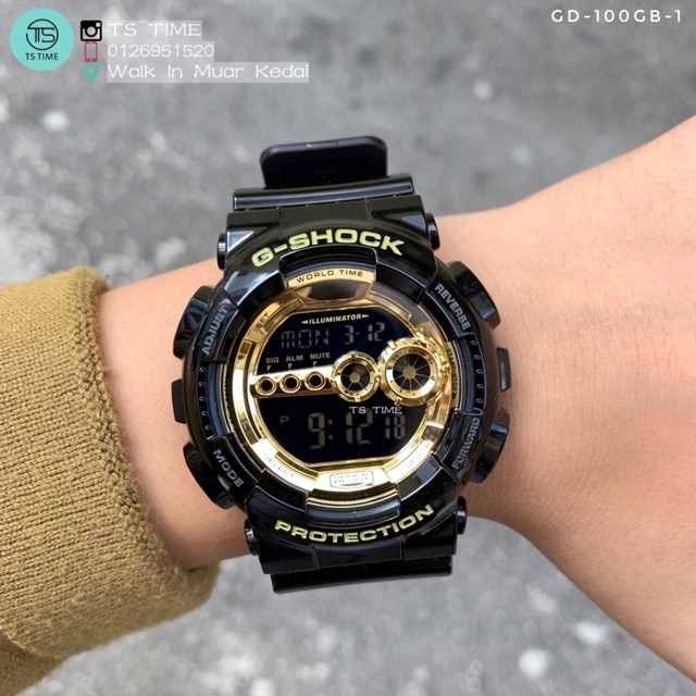 いよいよ人気ブランド 値下げ G-SHOCK GD-100GB-1 美品 ad-naturam.fr