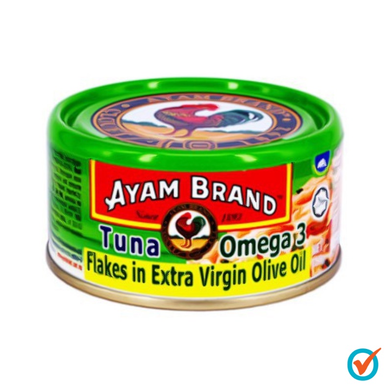 Ayam Brand Tuna Omega 3 150g Flakes in Extra Virgin Olive Oil