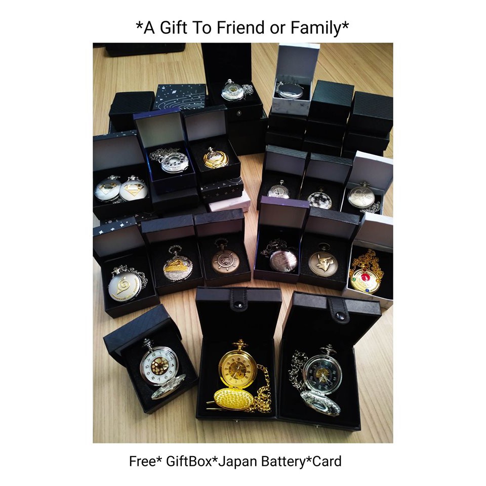 (5x Free Gift) A Gift To Family Lover Or Friend New Fashion .15 kind of Pocket Watch