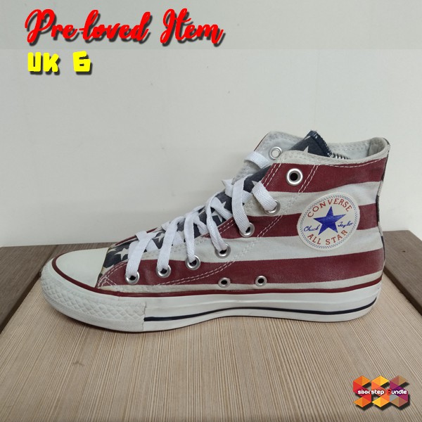 Hot Item Preloved Item Converse High Cut 6uk Kasut Bundle Sneaker