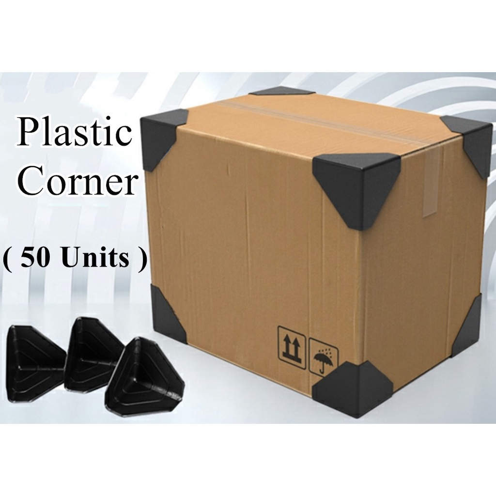 Plastic Corner Edge ( 50 Pcs ) Box Parcel Cover Box Parcel Protector