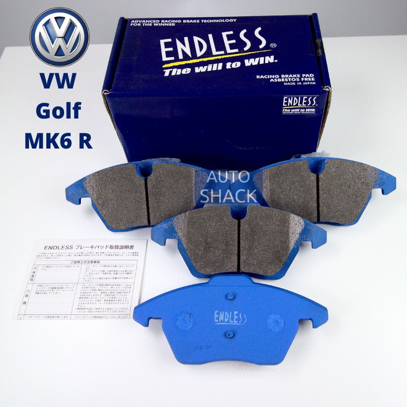 VW Golf MK6 R ENDLESS Brake Pad Endless MX72 STREET and TRACK USE (FRONT) 122MX72