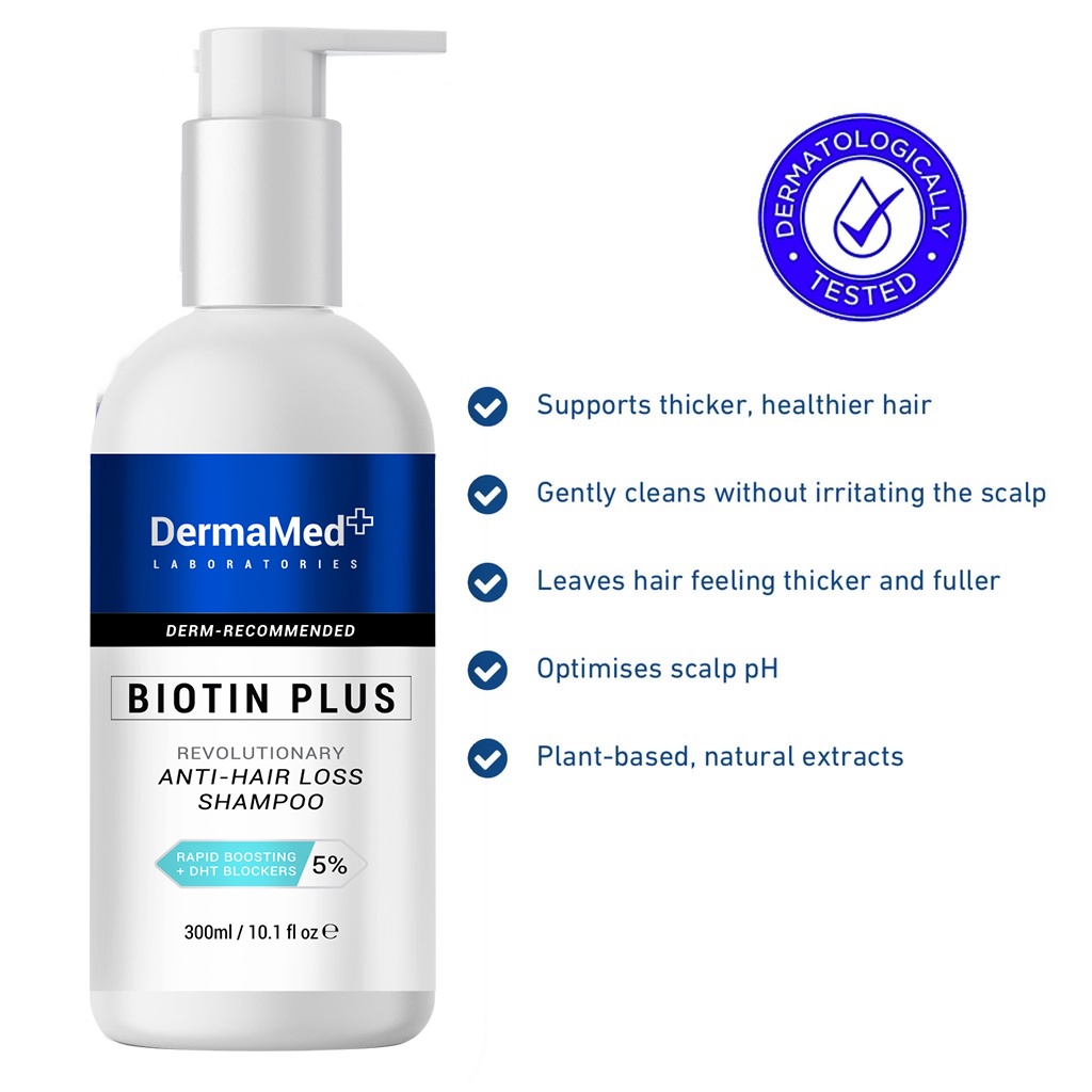 BIOTIN Shampoo DHT Blocker Hair Loss Shampoo ELIXIL 5% + Hair Growth  Shampoo Peptides Treatment | shampoo rambut gugur | Shopee Malaysia