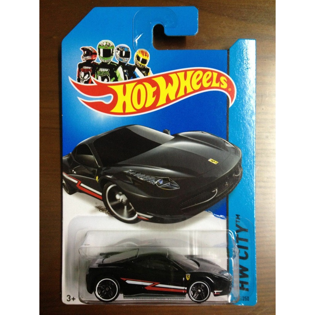 hot wheels ferrari 458 italia black