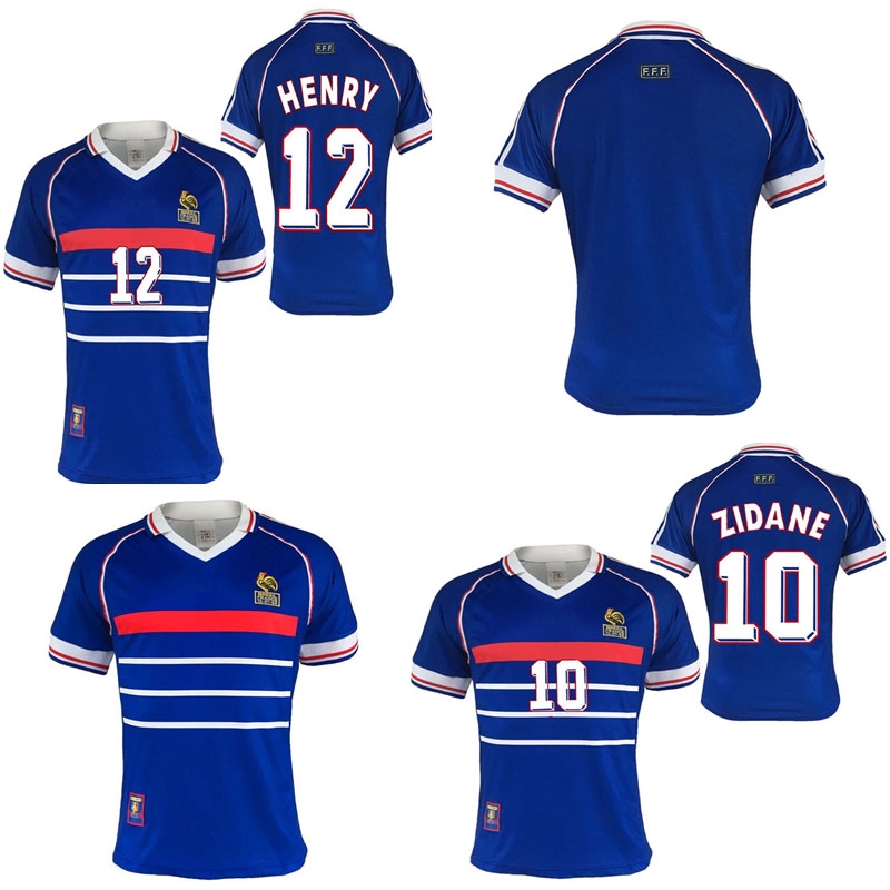 zidane 1998 world cup jersey