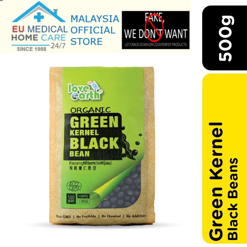 Love Earth Org Green Kernel Black Bean 500g Shopee Malaysia