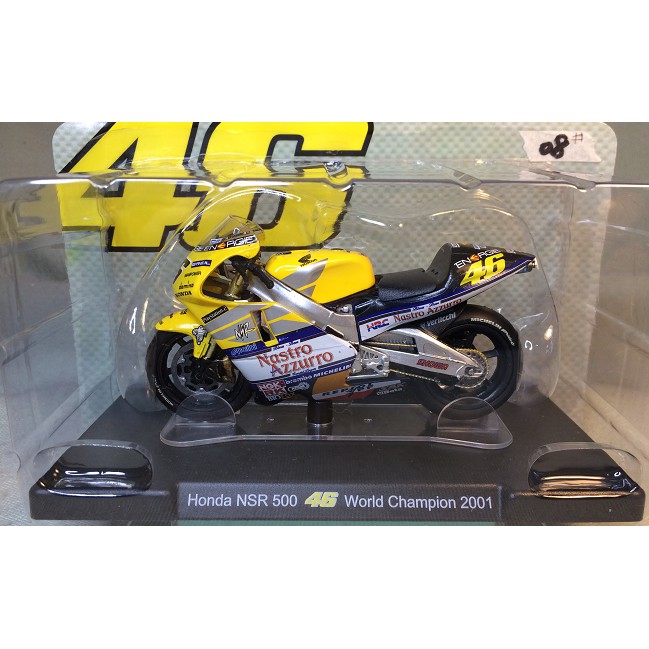 1/18 Honda NSR 500 World Championship 2000 #46 MOTOGP motorcycle model bike toy 