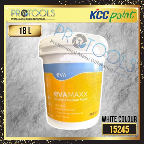 18L KCC EVA MAXX 15245 WHITE (Interior Ceiling Wall Undercoat Emulsion