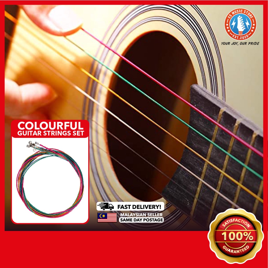Tali Gitar Akustik 1 set | Shopee Malaysia