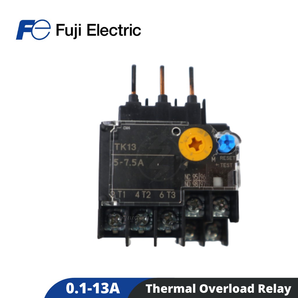 FUJI ELECTRIC 0.113A TK13 Thermal Overload Relay ( TOR ) Shopee Malaysia