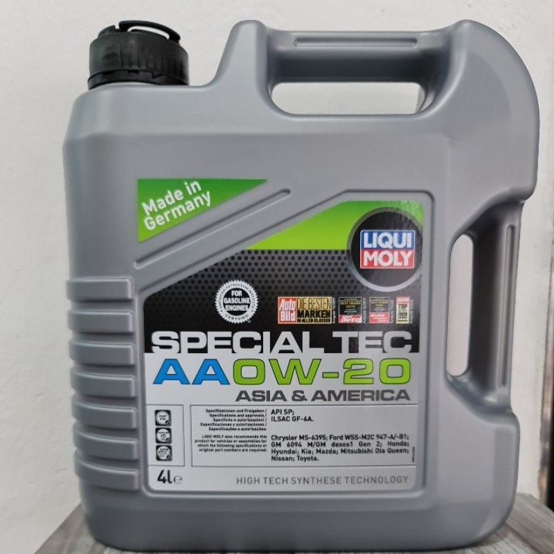 LIQUI MOLY Special Tec AA 0W20 (4L) Engine Oil Shopee Malaysia