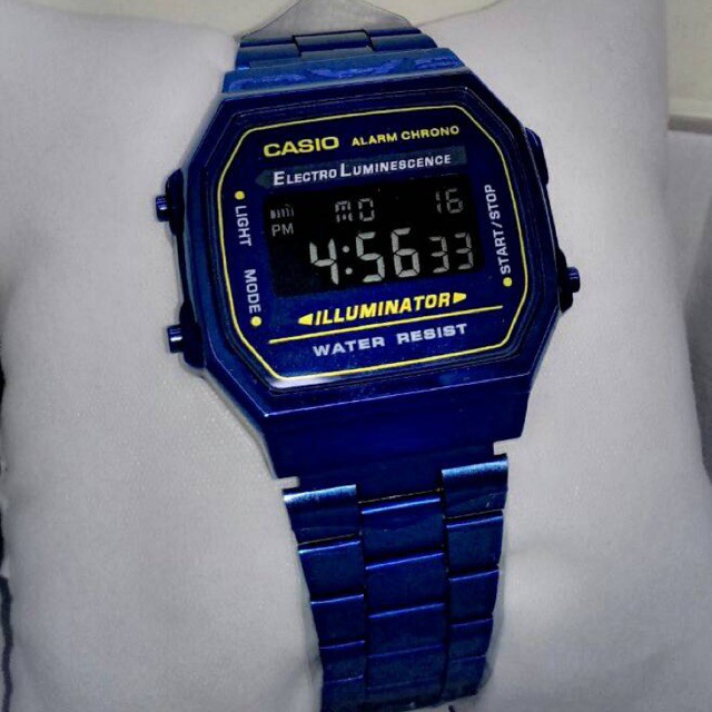 casio retro blue
