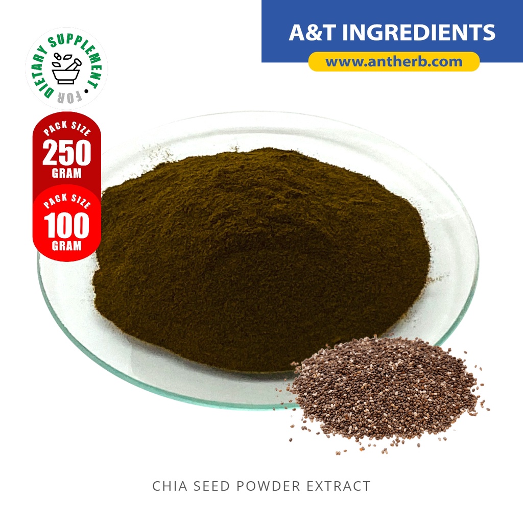 100g250g Chia Seed Powder Extract Serbuk Ekstrak Chia Seed Halal Certified Shopee Malaysia 