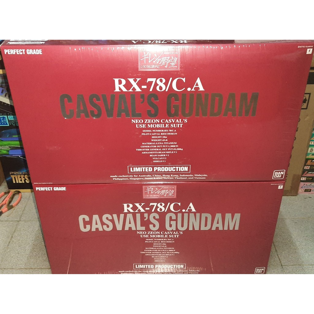 Limited Production Pg 1 60 Rx 78 C A Casval Gundam Shopee Malaysia