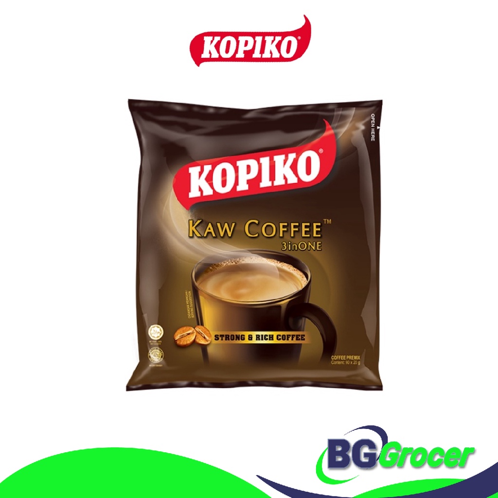 Kopiko Instant Coffee 3 in 1 Kaw (90x20g) Shopee Malaysia