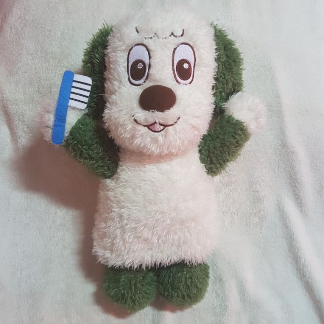 Authentic Sega Dog with Toothbrush Plush Soft Toy