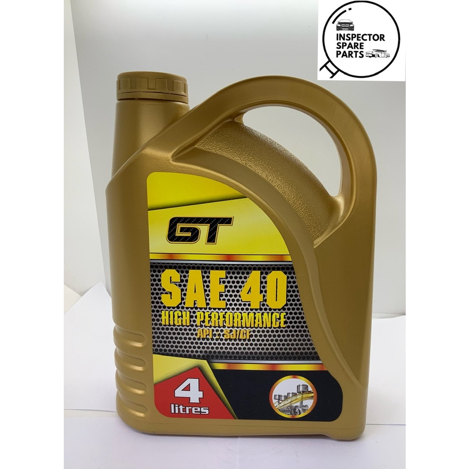 ⭐️⭐️ GT SAE 40 HIGH PERFORMANCE ENGINE OIL 4LITRE⭐️⭐️