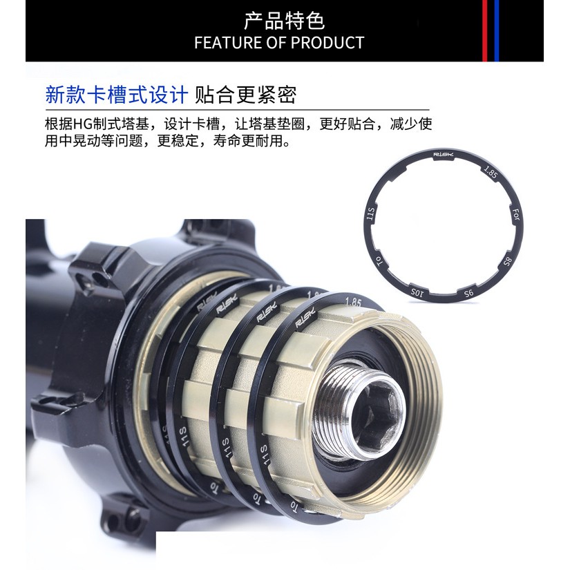 1.85 mm cassette spacer