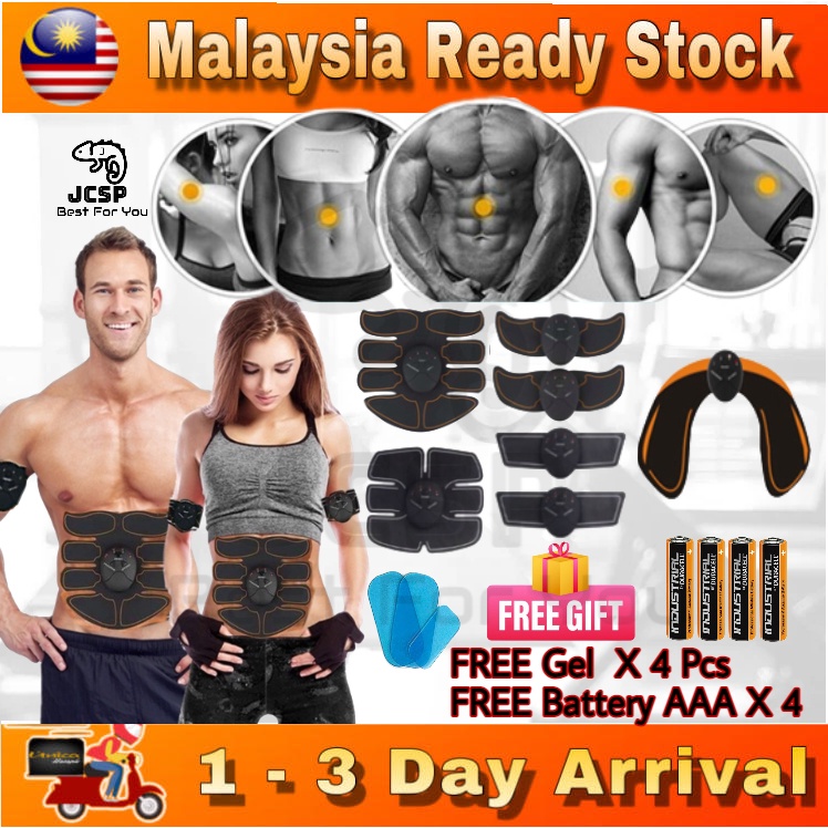 Ready StockOriginal EMS Electrical Muscle Stimulation Firming Fitnes Weight Loss Slim hip Otot Elektrik Rangsangan