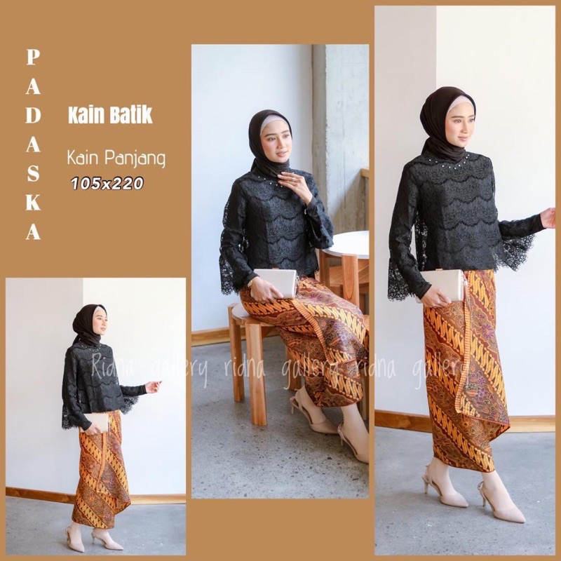 Padasuka Batik Long Fabric Samping Batik Kebaya Fabric Shopee Malaysia