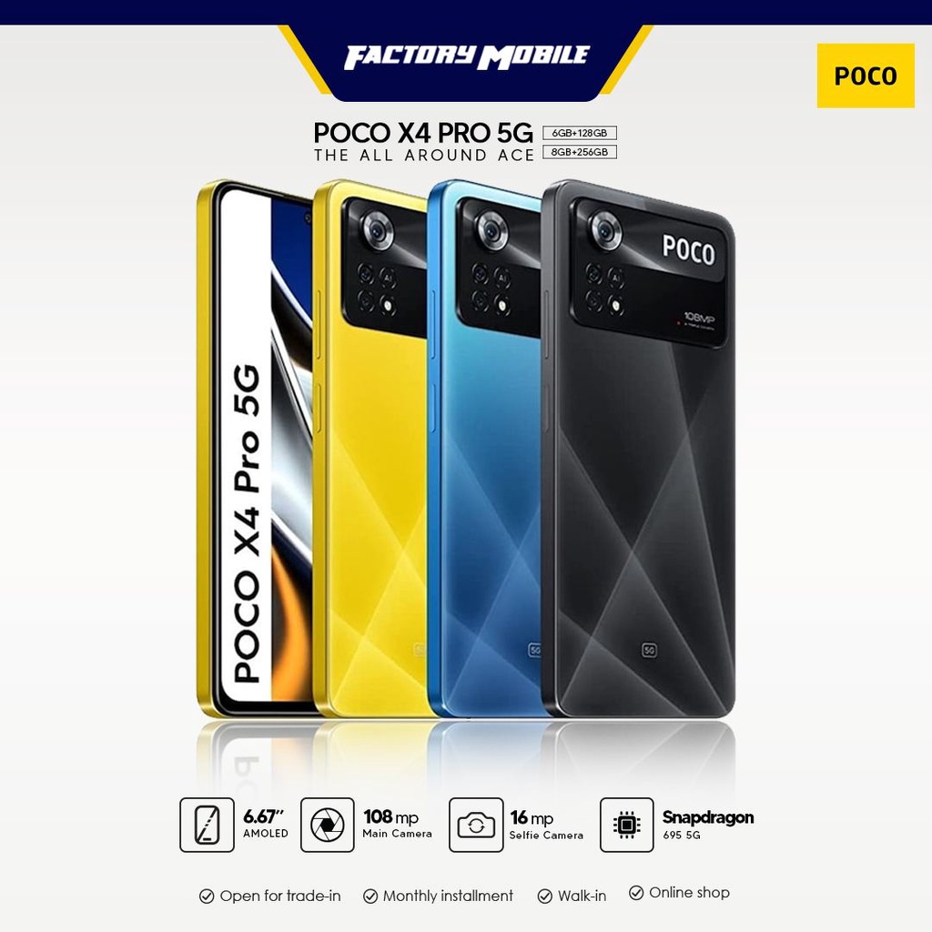 POCO X4 Pro 5G 8GB 256GB Laser Black 在庫僅少 - www