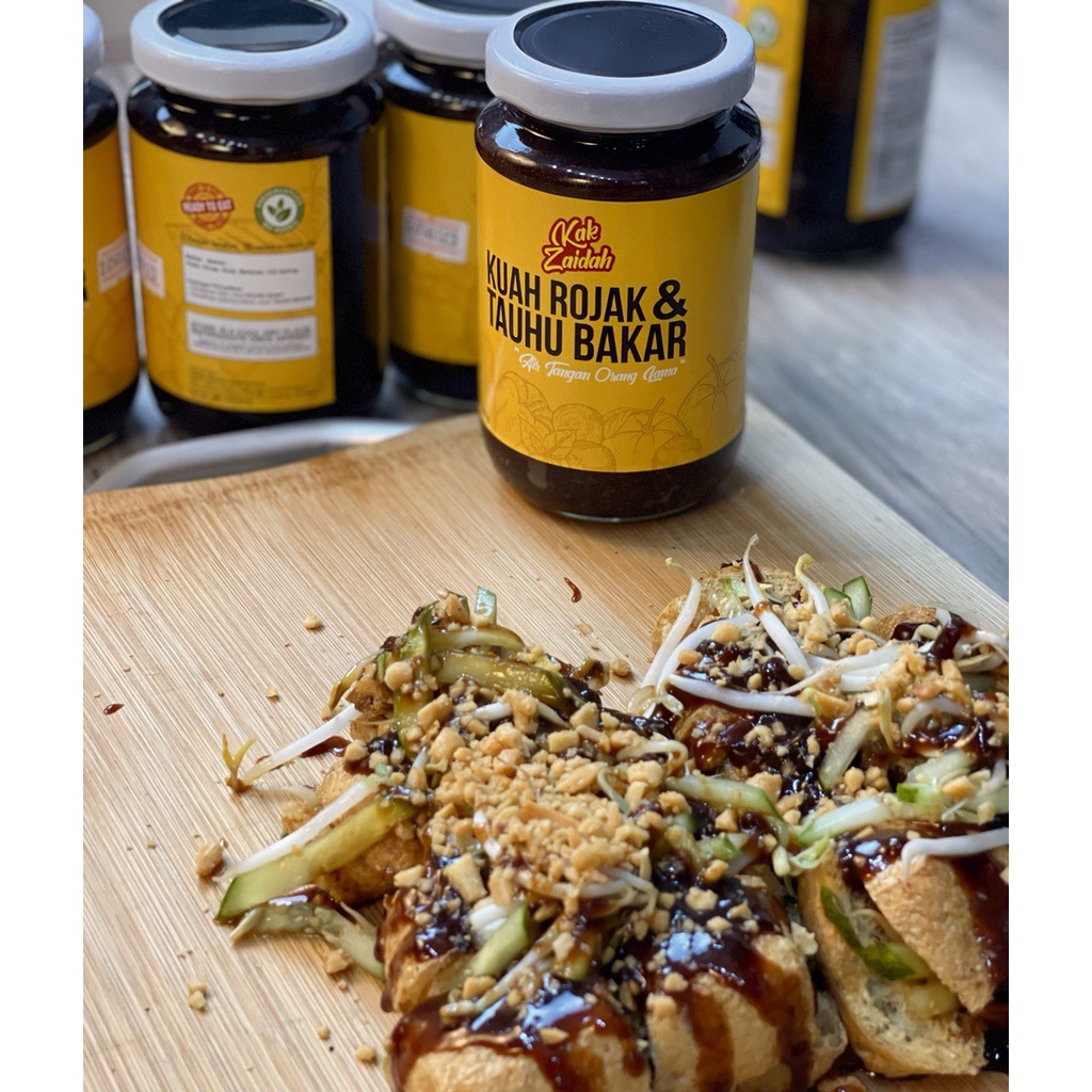 Kak Zaidah Pes Kuah Rojak dan Tauhu Bakar Ready To Eat | Shopee Malaysia