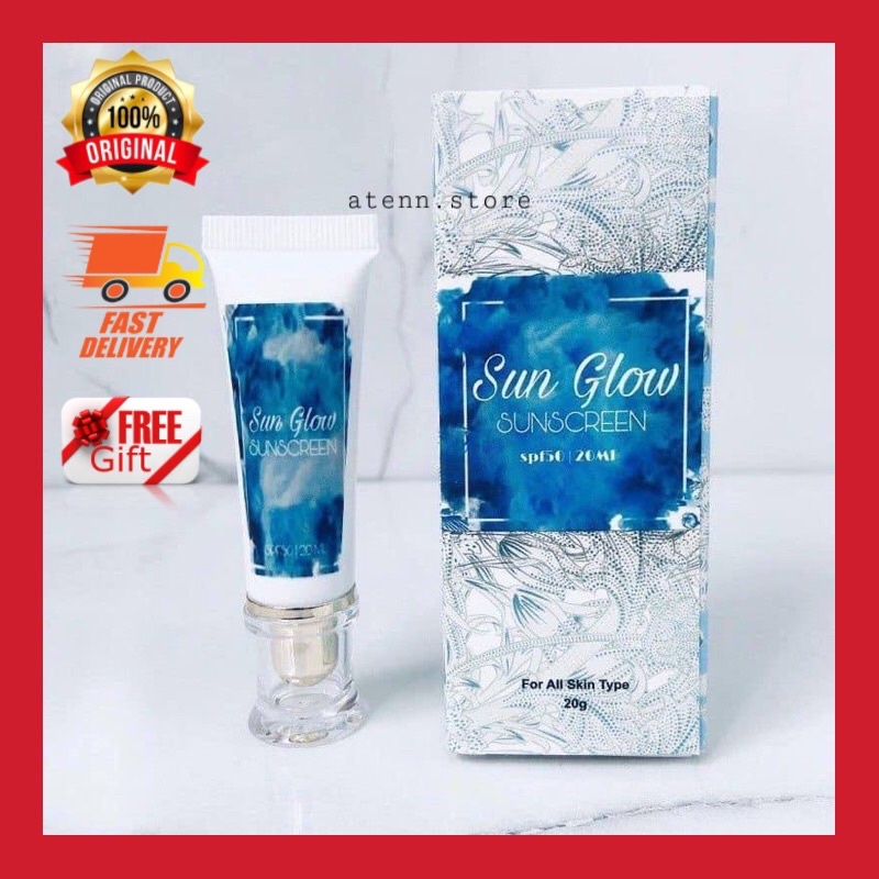 [ORI] Sunglow Sunscreen viral tiktok sunblock spf50, sunblock + cream