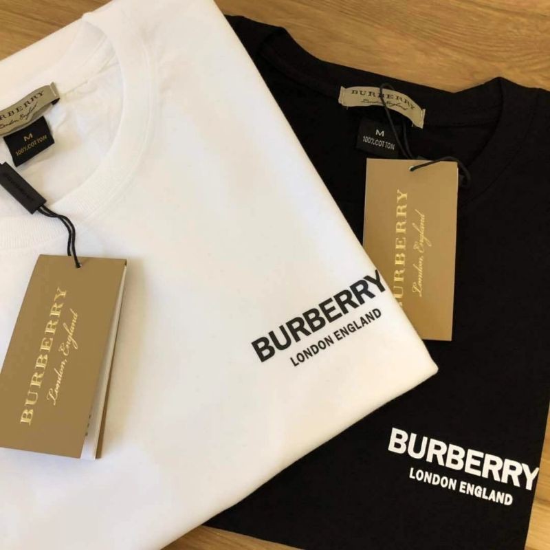 Burberry London England ??????? small logo T-shirt 100%cotton and  high quality unisex for men women and children | Shopee Malaysia