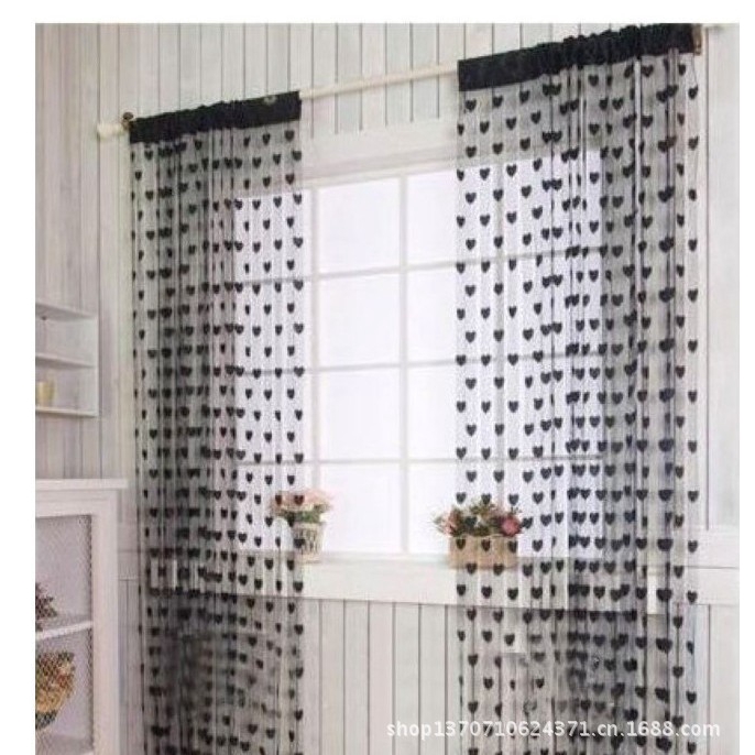 Love Curtain Door Curtain Hanging Curtain Living Room Partition
