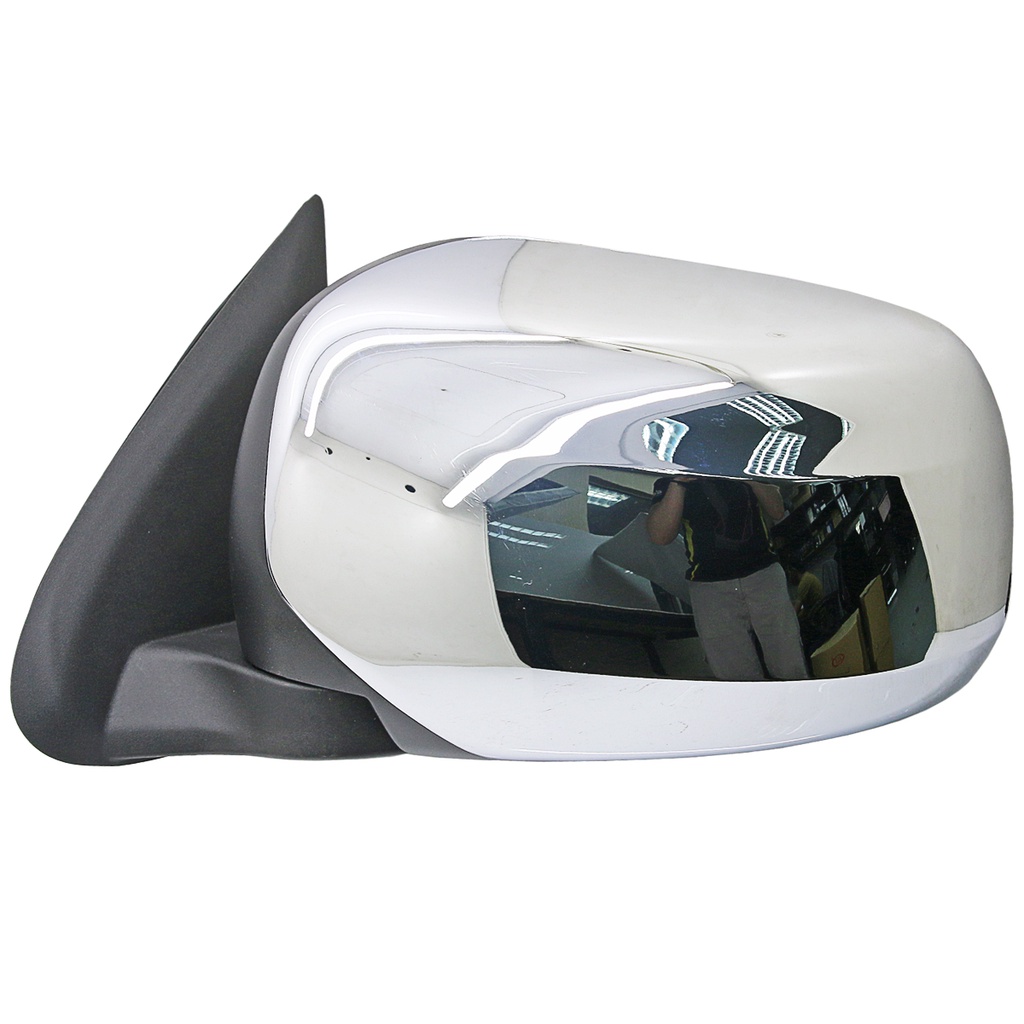 Front Chrome Electric Door Side Mirror 3 Pins For Mitsubishi Triton 2015-2018