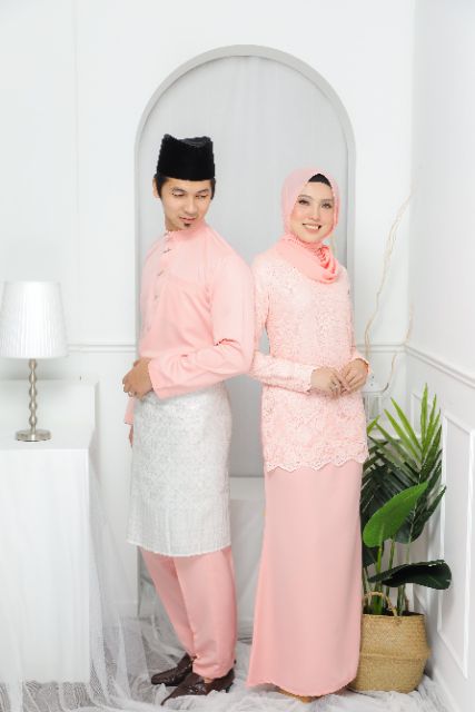  Baju  Tunang  Warna Peach  Malaypro1