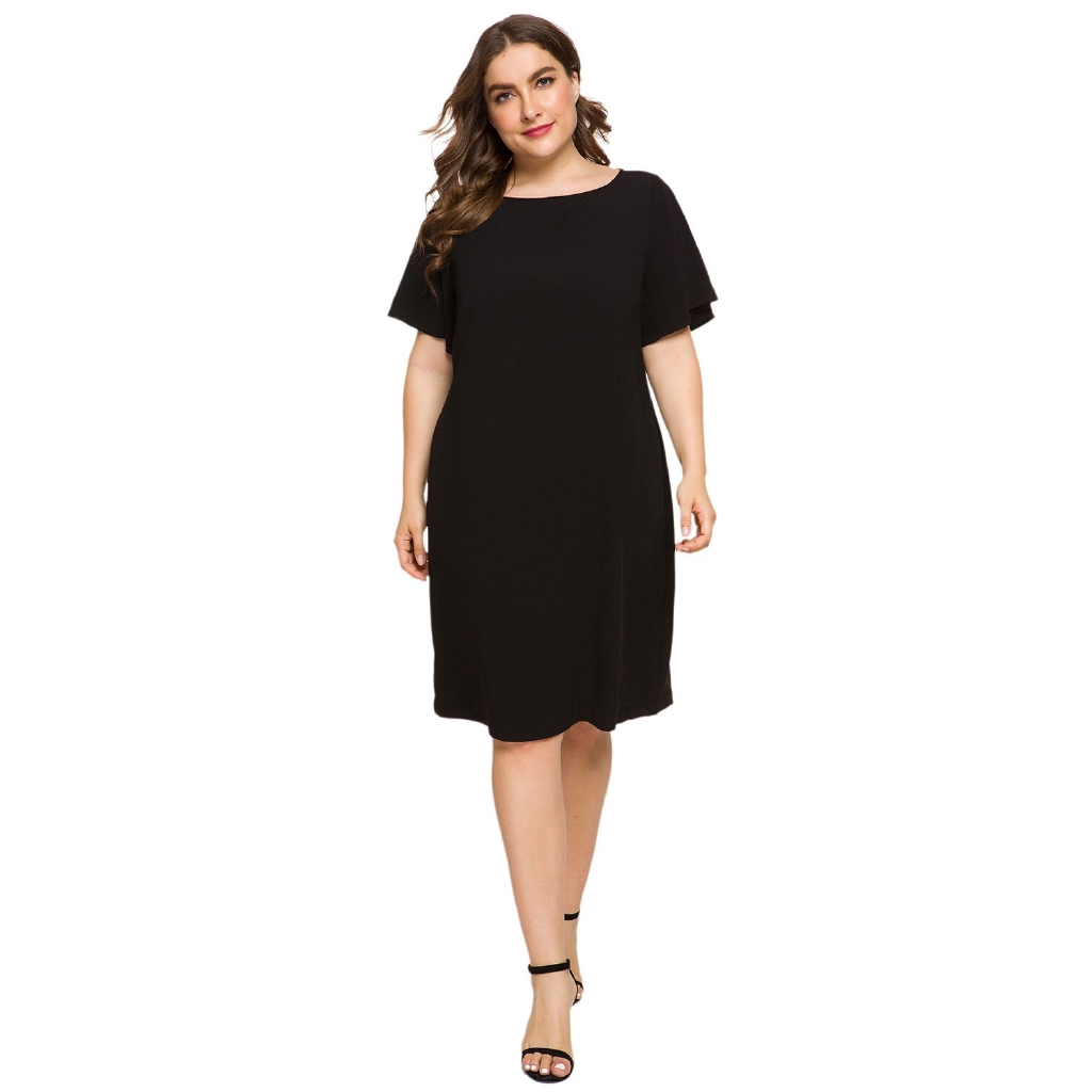 casual plus size midi dresses