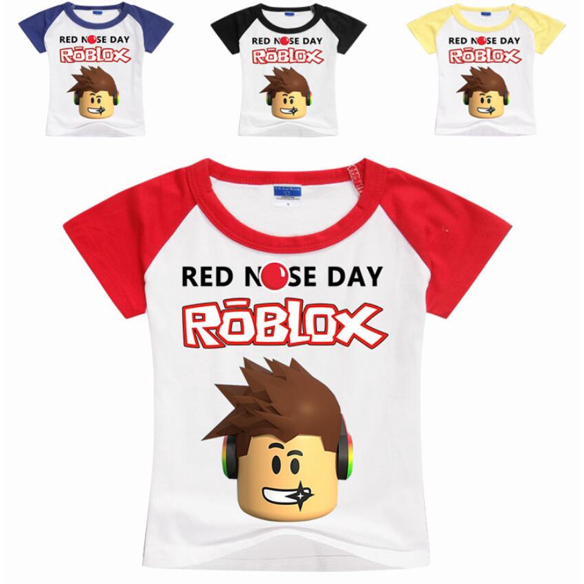 For Kids Boys Girls Roblox Tshirts Clothing Cartoon Short Sleeve Teen Clothes - roblox teen