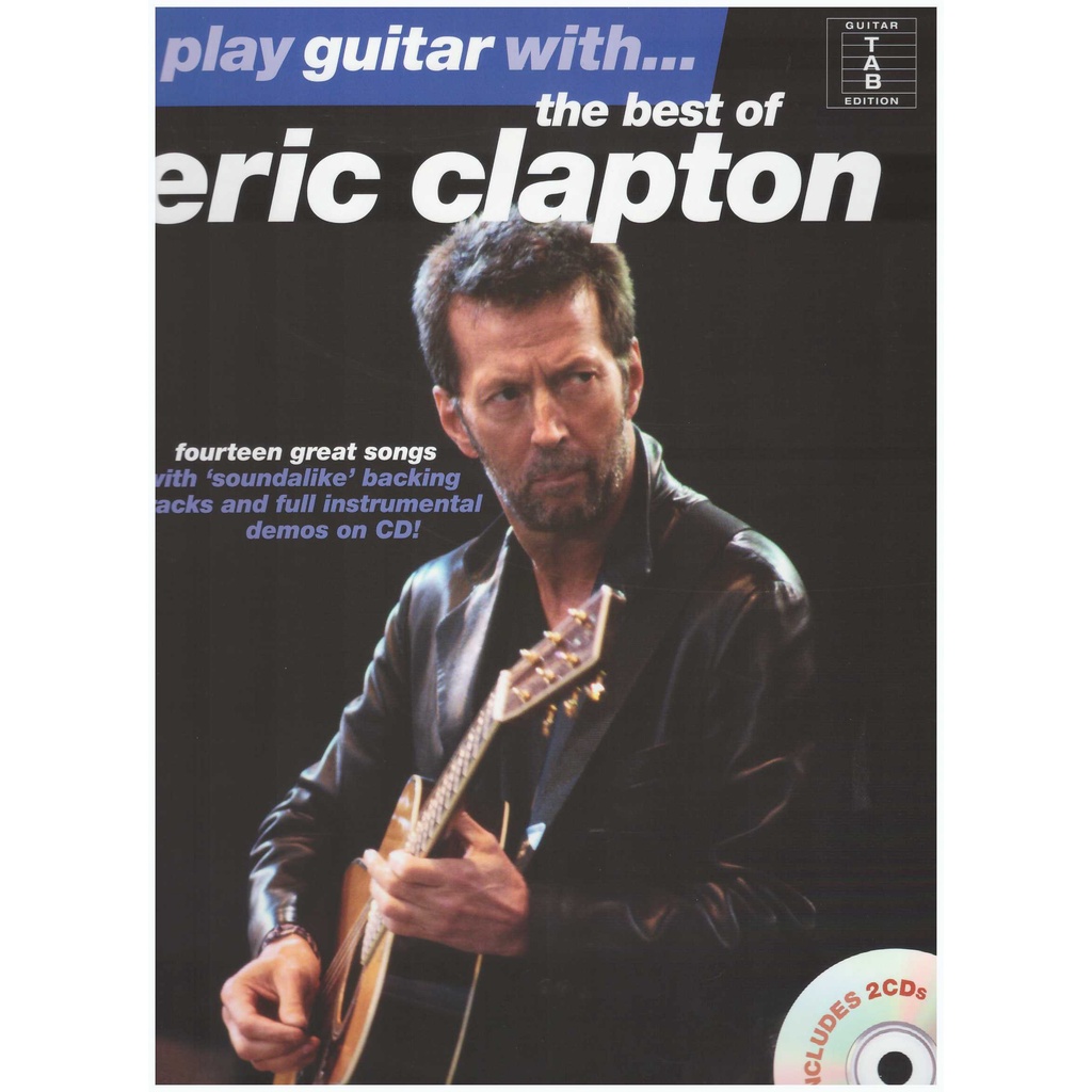 Play Guitar With... The Best Of Eric Clapton / Vocal Book / Voice Book/Tab Book / Guitar Tab Book