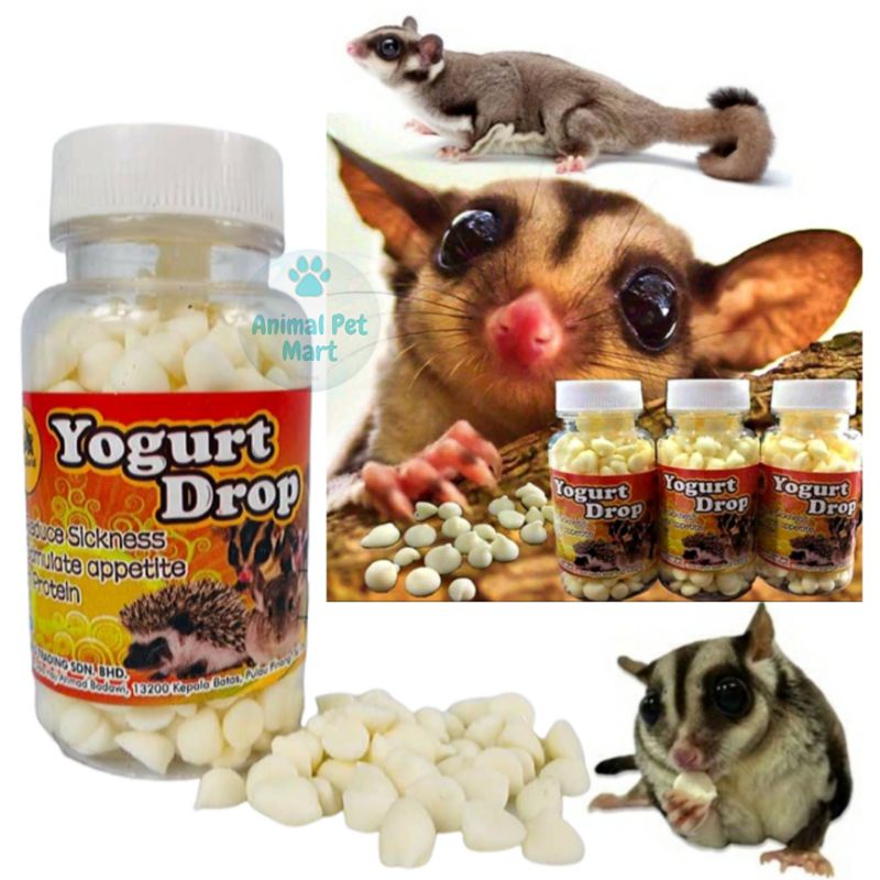 PetWorld Yogurt Drop Sugar Glider Hedgehog Food 50gram Shopee Malaysia
